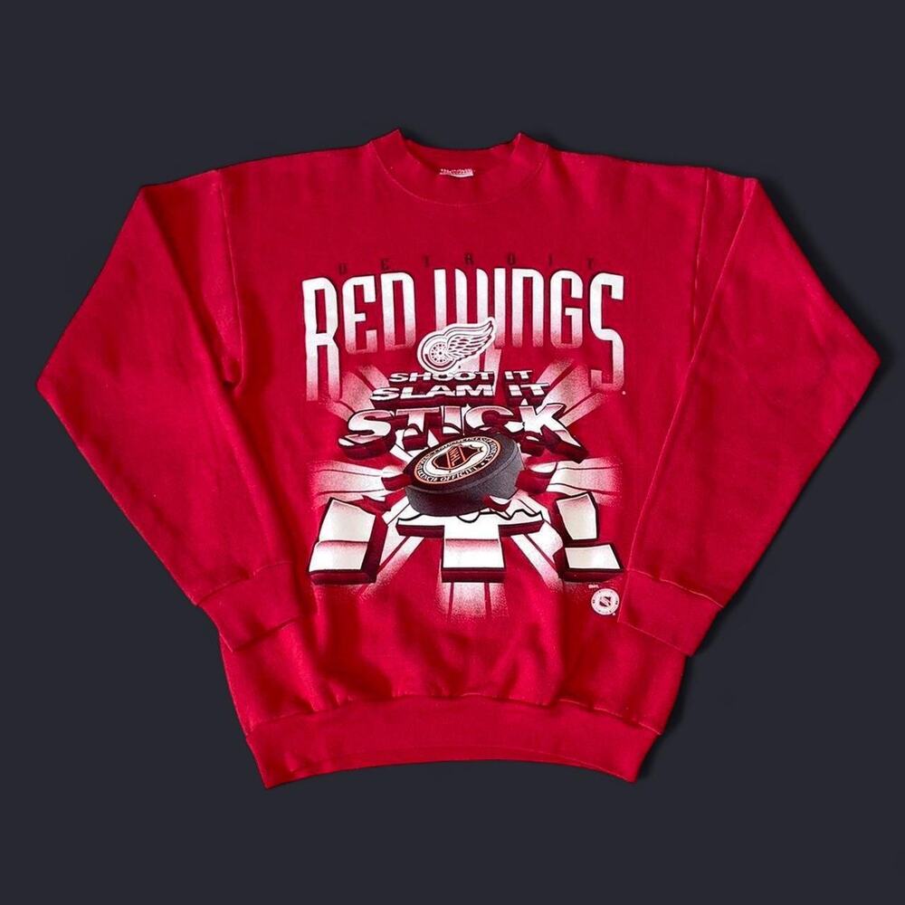 Vintage detroit red wings crewneck